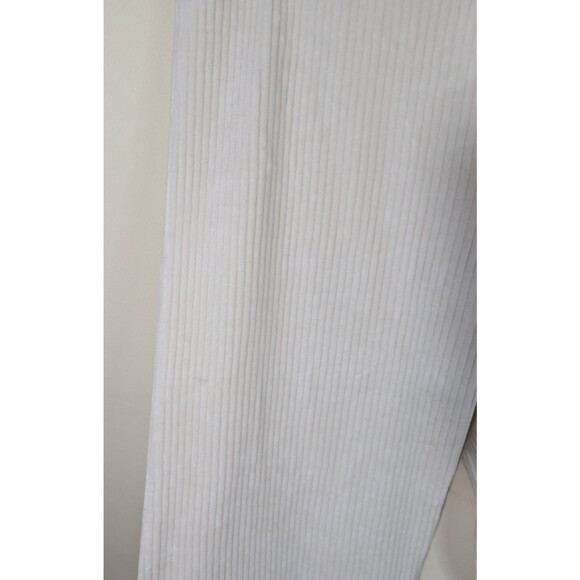 Dex Wide Leg Corduroy Ankle Pant in Ecru High Rise Size XL - Picture 11 of 16